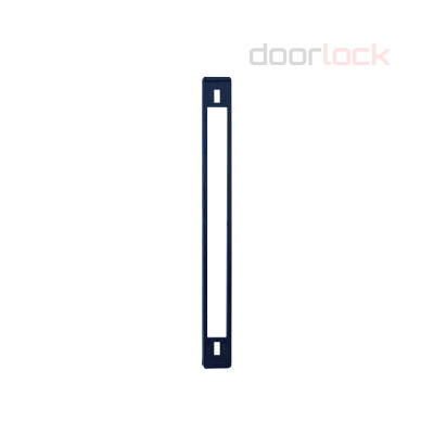 Подкладка под профильный замок с фронтальной планкой 24х240 мм, белая