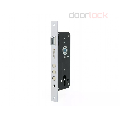 Замок дверной PALLADIUM 2000 хром, с цилиндром, хромированный