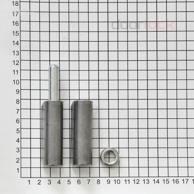 Дверная петля DL HS20-140F ZN каплевидная, без покрытия, с фасками 