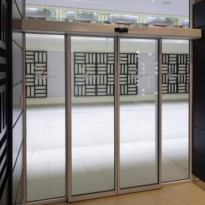 Комплект из 2-х створок GEZE для прохода до 2500-2500 мм, для стекла толщиной 10 мм, без стекла, разобранная